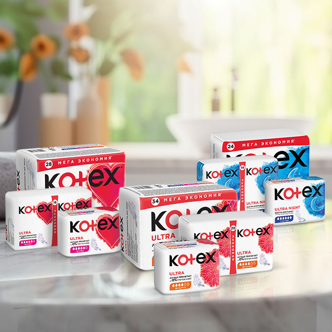 Kotex® Ultra көөктөр