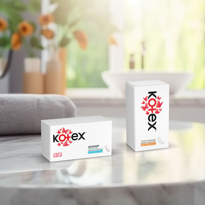 Ежедневки Kotex® Non-DEO