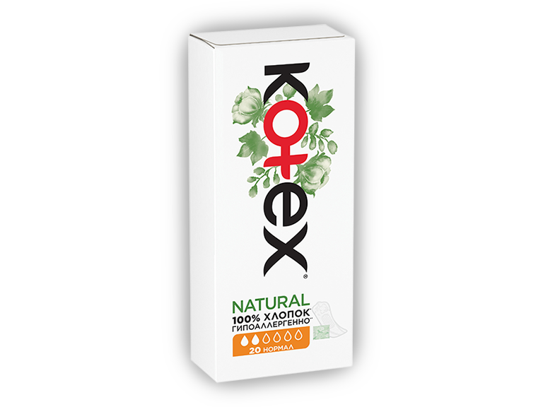 Kotex Natural Нормал 20