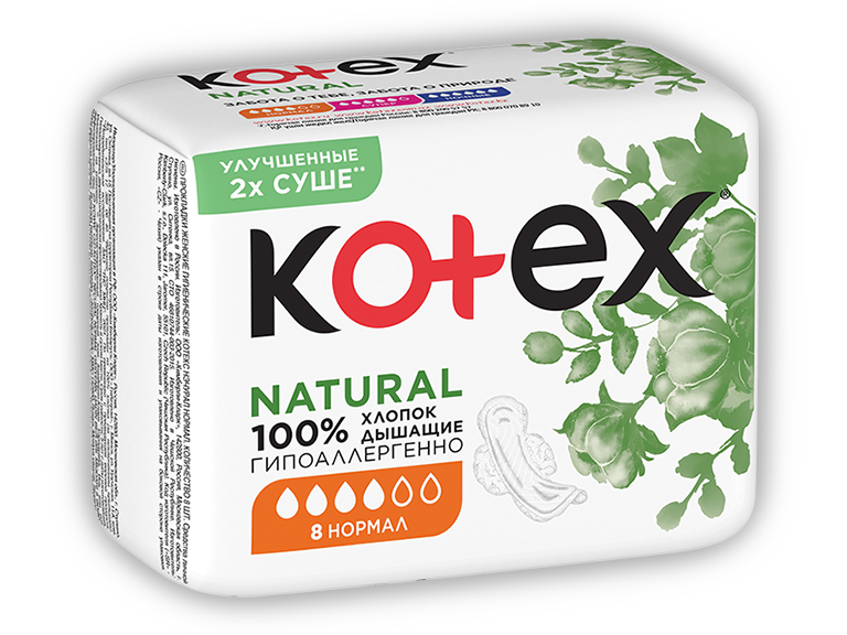 Kotex Natural Нормалдуу