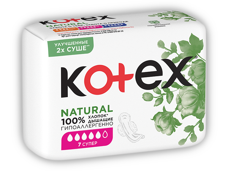 Kotex Natural Супер