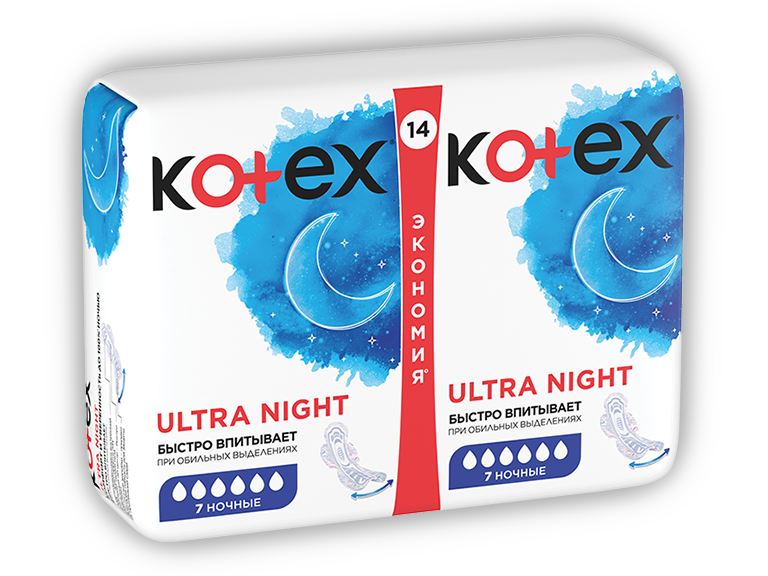 Kotex Ultra Ночные DUO