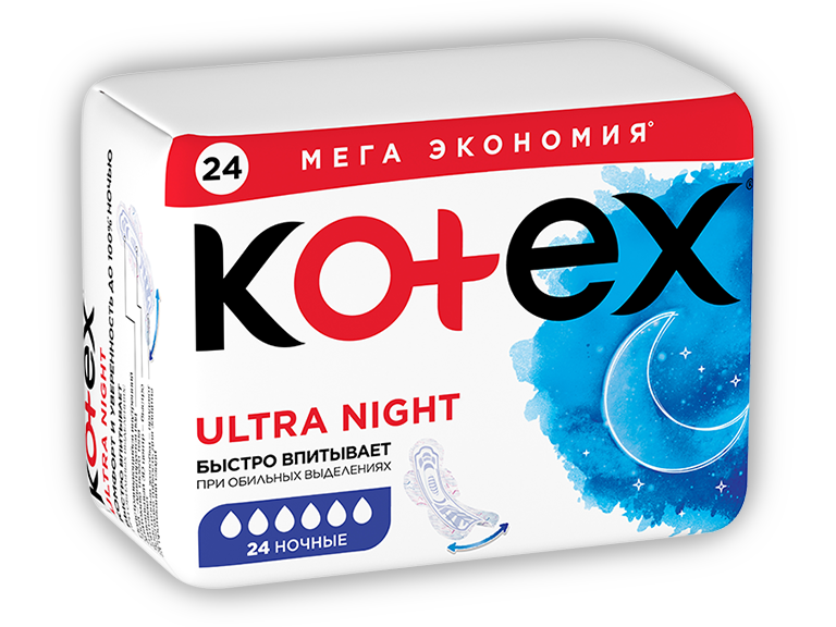 Kotex Ultra Ночные QUADRO